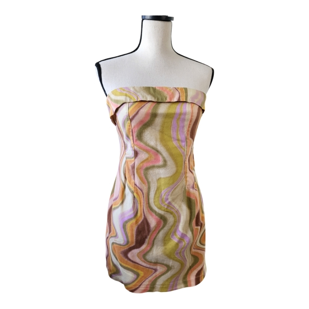 💕Wild Fable retro style strapless dress